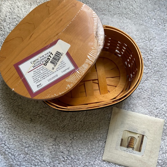Longaberger Other - Longaberger Harmony Basket No. 3, Wooden Lid
